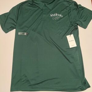 NWT‎ Student Golf Polo Shirt Green Brand New Large⛳️🏌️(D2)